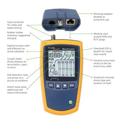 MicroScanner™ Cable Verifier